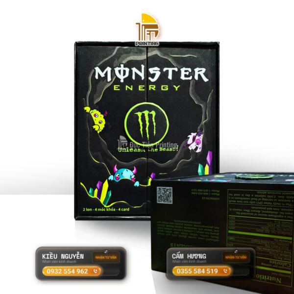 Hộp Sự Kiện MONSTER ENERGY (GATEFOLD RIGID BOX)